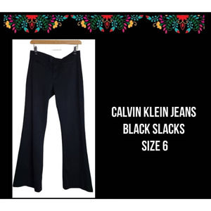 CALVIN KLEIN JEANS| BLACK SLACKS